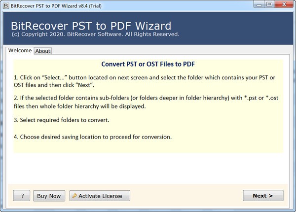 BitRecover PST to PDF Wizard(PST转PDF转换工具)