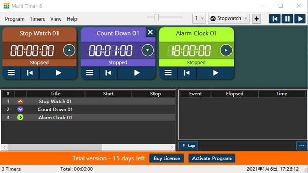 Programming Multi Timer(多功能计时器)