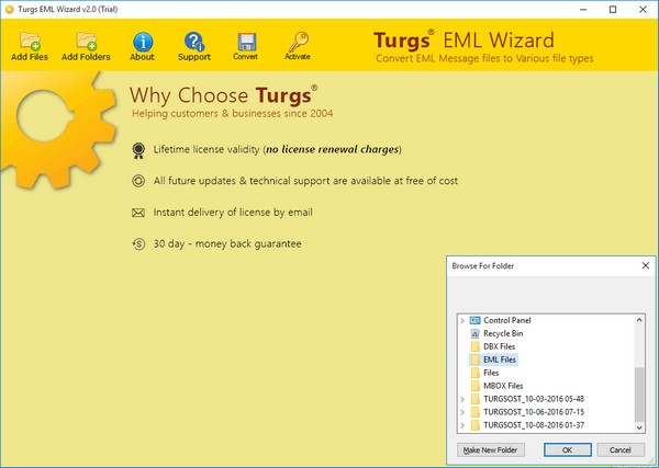 Turgs EML Wizard(EML文件转换工具)