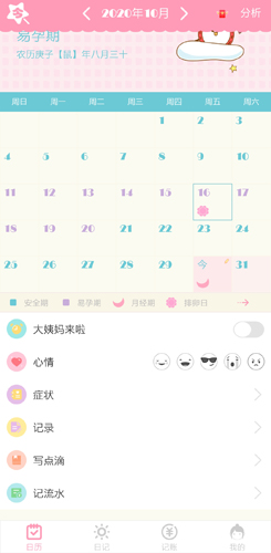 女生日历软件