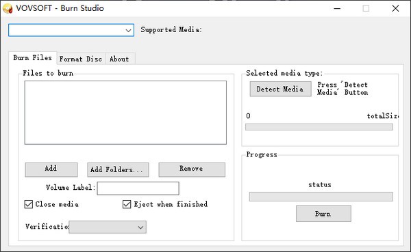 VOVSOFT Burn Studio(轻量级光盘刻录软件)