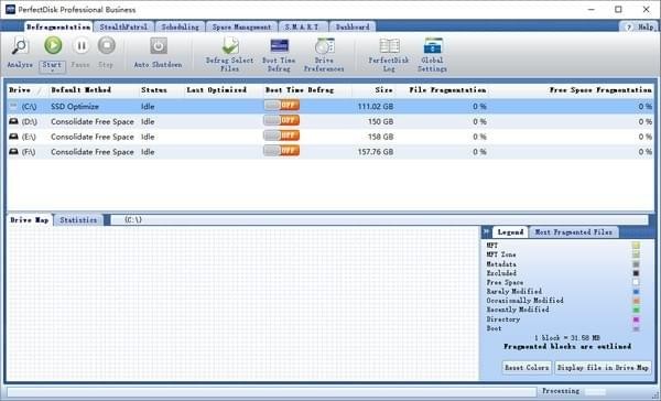 Raxco PerfectDisk Pro(磁盘空间管理软件)