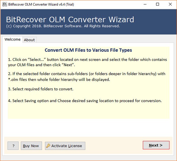 BitRecover OLM Converter Wizard(OLM转换器工具)