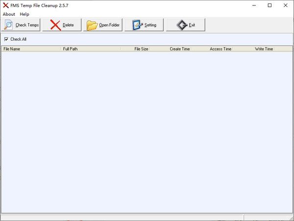 FMS Temp File Cleanup(临时文件删除工具)