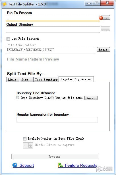 Text File Splitter(文件分割工具)