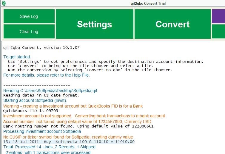 QIF2QBO Convert