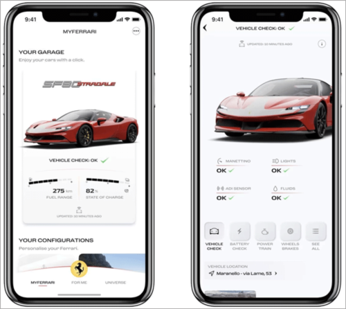 MyFerrari app