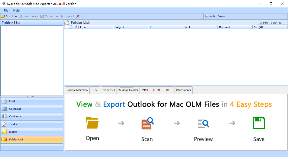 SysTools Outlook Mac Exporter