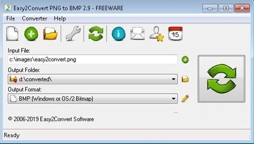 Easy2Convert PNG to BMP(PNG转BMP工具)