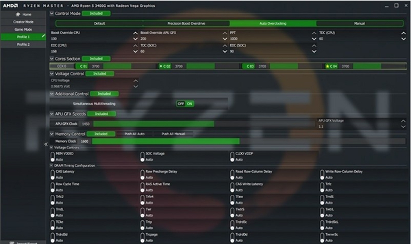 AMD Ryzen Master(锐龙超频工具)