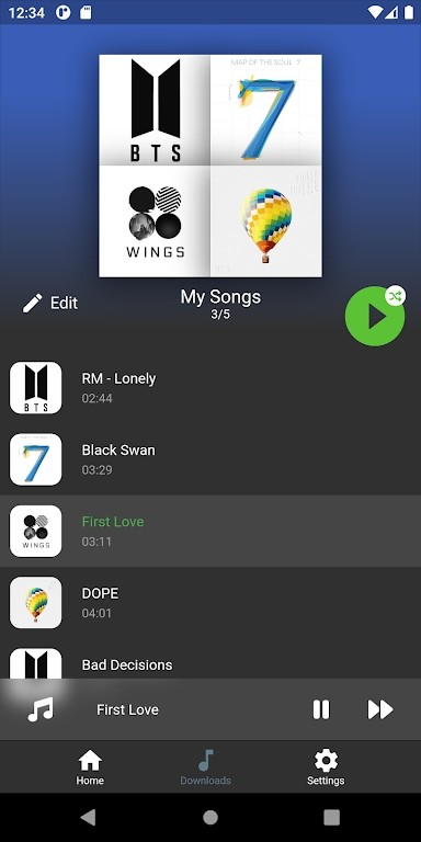 btssongz app