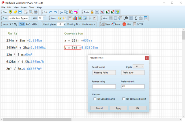 RedCrab Calculator PLUS(几何公式编辑器)