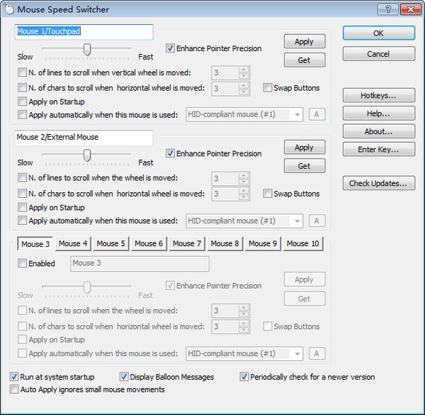  Mouse Speed Switcher(鼠标速度切换软件)