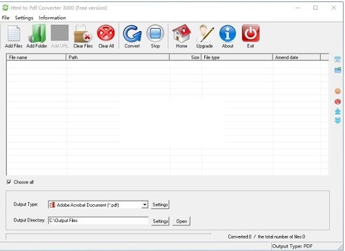 Html to Pdf Converter 3000(HTML转PDF转换器)