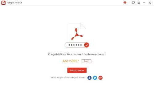 Passper for PDF(PDF密码恢复工具)