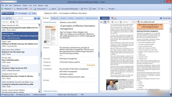 文献管理软件Citavi