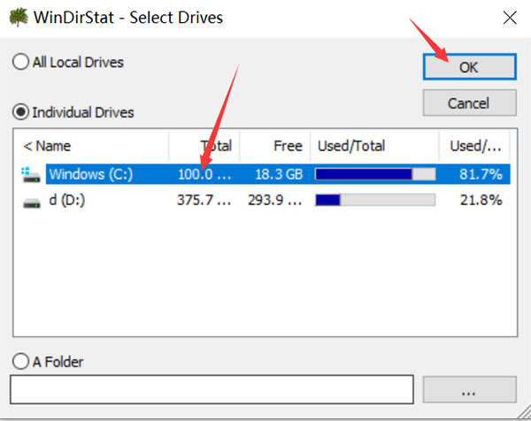 windirstat磁盘管理清理工具