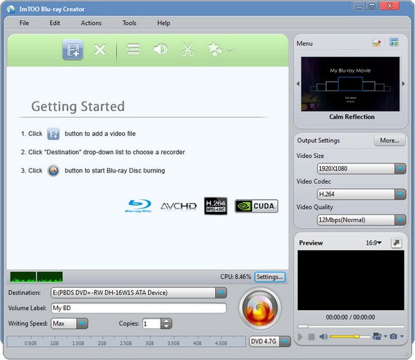 ImTOO Blu-ray Creator(视频刻录工具)