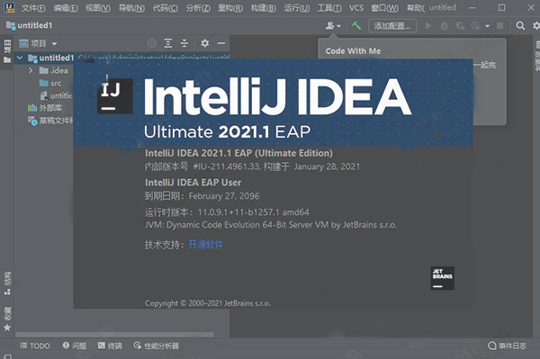 IntelliJ IDEA 2021(Java编程软件)