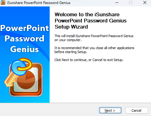 iSunshare PowerPoint Password Genius