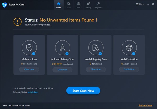 Super PC Care(恶意软件扫描与清理工具)