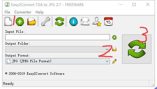 Easy2Convert TGA to JPG