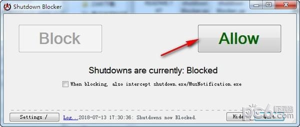 Shutdown Blocker