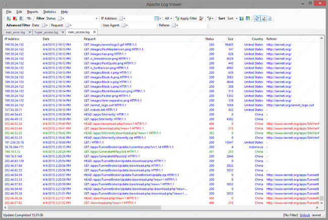 Apache Logs Viewer(日志分析工具)