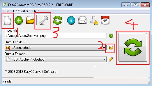 Easy2Convert PSD to PNG