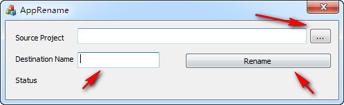 MFC项目重命名工具(AppRename)