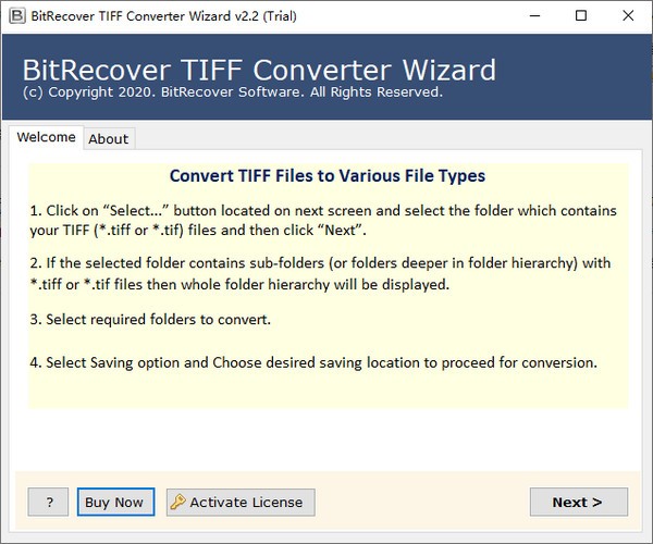 BitRecover TIFF Converter Wizard(TIFF转换器)