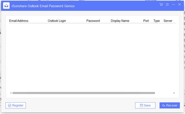 iSunshare Outlook Email Password Genius(Outlook电子邮件密码恢复工具)