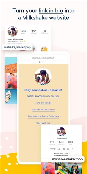 Milkshake app