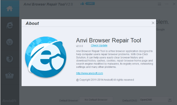 Anvi Browser Repair Tool