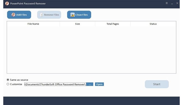 ThunderSoft PowerPoint Password Remover(PPT密码删除工具)