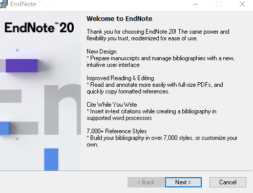 EndNote 20