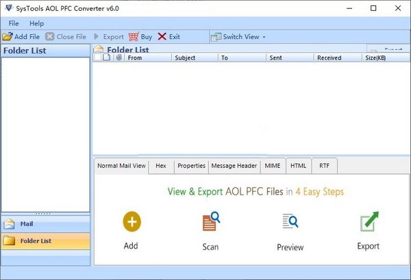 SysTools AOL PFC Converter(邮件格式转换工具)