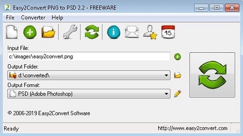 Easy2Convert PNG to PSD(PNG转PSD转换工具)