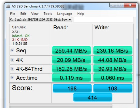 AS SSD Benchmark