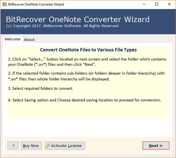 BitRecover OneNote Converter Wizard(OneNote文件转换工具)